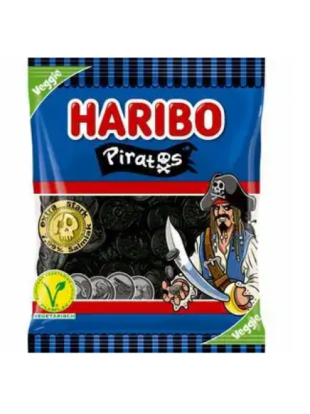 Жевательные конфеты Haribo Piratos 175 г с лакрицей