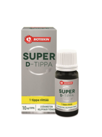 Капли с витамином Д BIOTEEKIN SUPER D-TIPPA 8 мл 