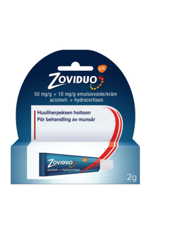 Крем эмульсия против герпеса ZOVIDUO 50/10 mg/g 2г  