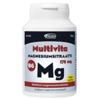Мультивитамины цитрат магния + витамин B6 MULTIVITA MAGNESIUMSITRAATTI+B6 175мг 80 шт