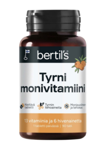 Мультивитамины Bertil's с облепихой 90 шт