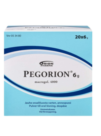Препарат от запоров Pegorion 6г 20 пакетиков для взрослых и детей