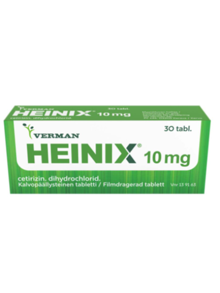 Противоаллергический препарат HEINIX 10 мг 30 таб