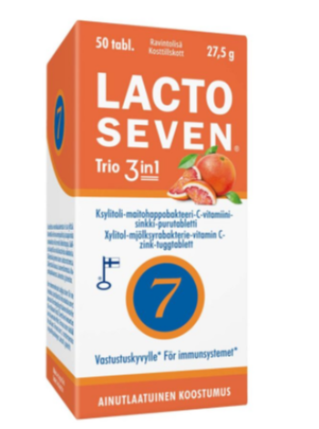 Универсальный молочнокислый бактериальный препарат Lacto Seven Trio 50 шт