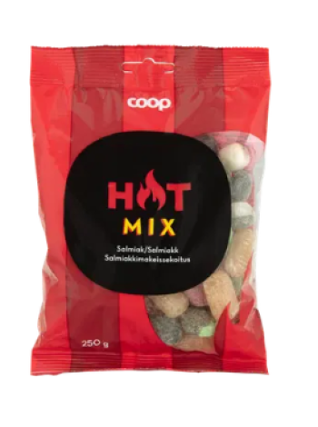 Ассорти конфет с лакрицей Coop Hot Mix 250г