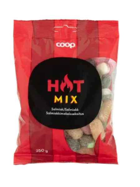 Ассорти конфет с лакрицей Coop Hot Mix 250г