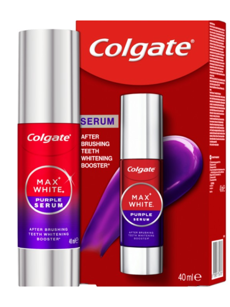 Сыворотка мгновенного осветления зубов Colgate Max White Purple 40 мл