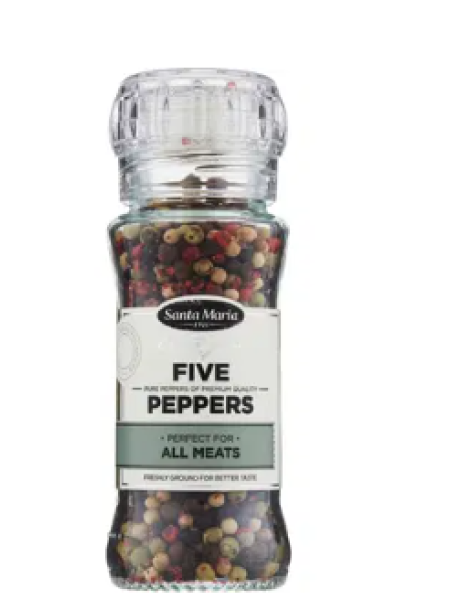 Смесь специй из 5 перцев Santa Maria Five Peppers 60 г