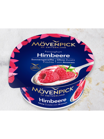 Йогурт с малиной Mövenpick 150г