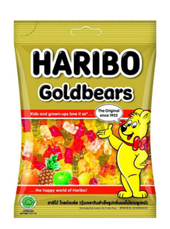 Жевательные конфеты Haribo Golden Bear мишки 80г 