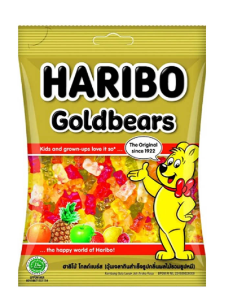 Жевательные конфеты Haribo Golden Bear мишки 80г 