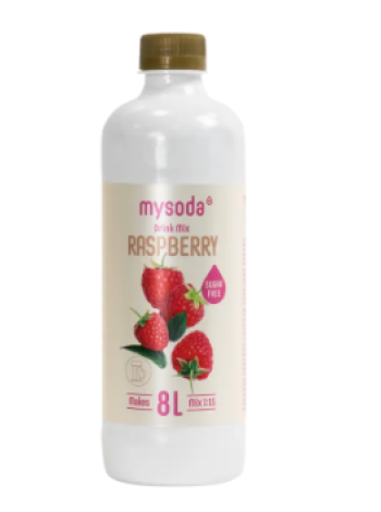 Концентрат для приготовления безалкогольного напитка Mysoda 500 мл со вкусом малины без сахара 