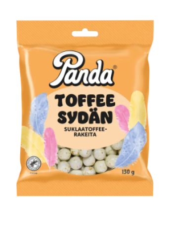 Шоколадные пасхальные яйца с помадкой Panda Toffee Sydan 130г