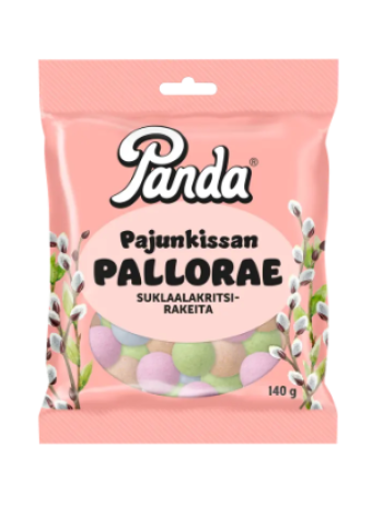 Шоколадные пасхальные яйца Panda Pajunkissan pallorae 140 г