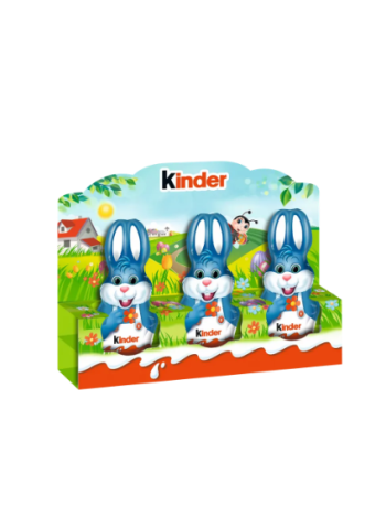 Шоколадные пасхальные кролики Kinder Suklaahahmo pääsiäispupu 3x15 г