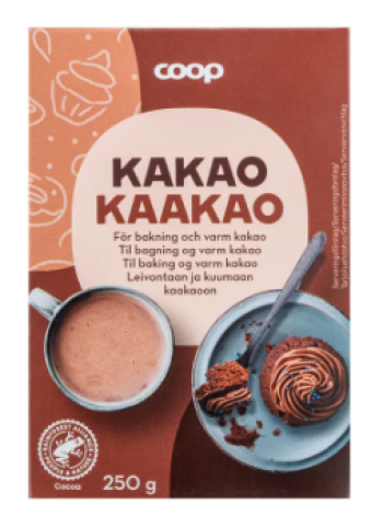 Какао порошок Coop Kaakao 250г