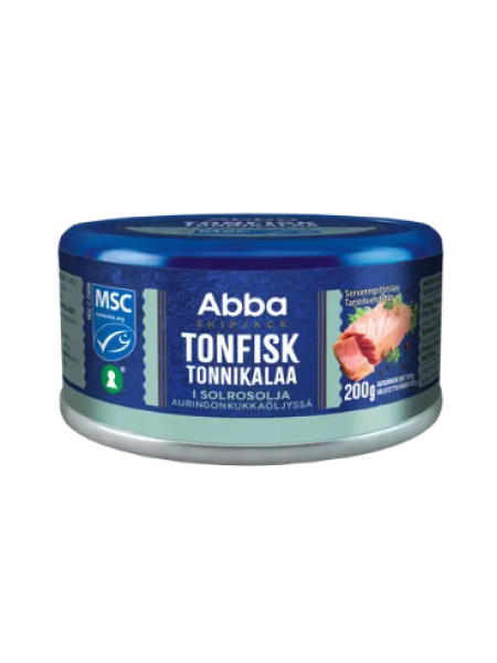 Тунец в масле Abba onnikalaa Öljyssä 200 / 150 г 