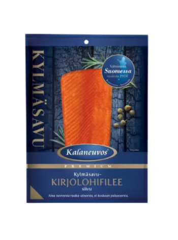 Филе радужной форели холодного копчения Kalaneuvos Kylmäsavukirjolohifilee siivu 150 г 