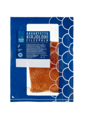 Копченое филе радужной форели Kotimaista savustettu kirjolohifileepala около 250 г