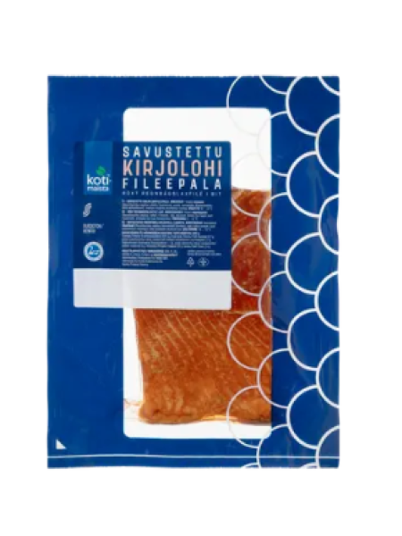 Копченое филе радужной форели Kotimaista savustettu kirjolohifileepala около 250 г