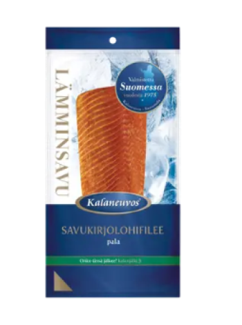 Филе копченого радужного лосося Kalaneuvos Savustettu Kirjolohifileepala 150 г