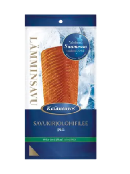 Филе копченого радужного лосося Kalaneuvos Savustettu Kirjolohifileepala 150 г