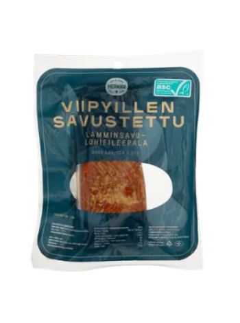 Филе лосося горячего копчения Herkku Viipyillen lämminsavustettu lohifileepala 200 г