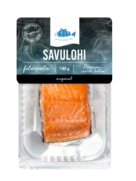 Филе копченого лосося Hätälä Savulohifileepala 140 г