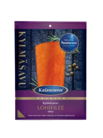 Филе радужной форели холодного копчения Kalaneuvos Kylmäsavulohifilee siivu 150г