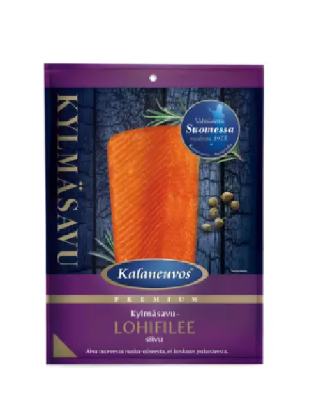 Филе радужной форели холодного копчения Kalaneuvos Kylmäsavulohifilee siivu 150г