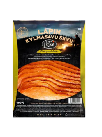 Филе радужного лосося холодного копчения обжаренное Kala-Lappi Lapin Kylmäsavu kirjolohifileesiivu 100 г