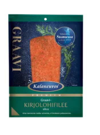 Филе радужной форели слабой соли Kalaneuvos Graavikirjolohifilee siivu 150 г