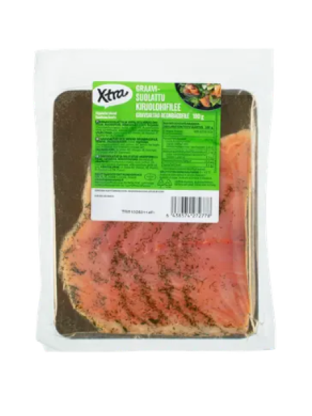 Филе радужной форели с добавлением соли Xtra graavisuolattu kirjolohifileeviipale 100 г