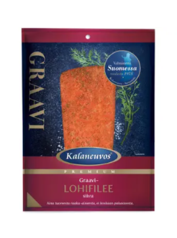Филе лосося слабой соли с укропом Kalaneuvos Graavilohifilee 150 г 