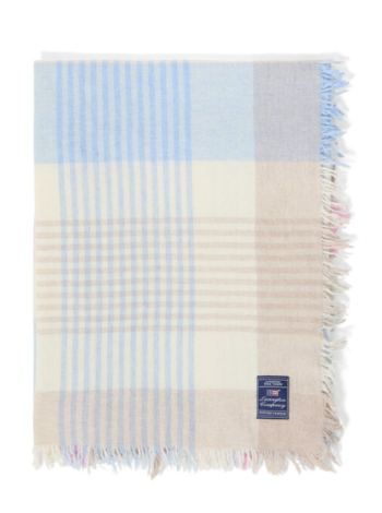 Плед из смешанной шерсти в клетку Lexington Multi Checked Wool Mix 130 x 170 см