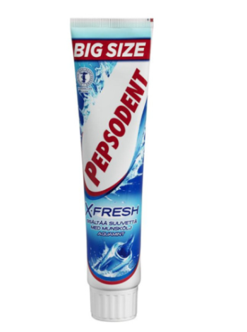 Зубная паста Pepsodent X-Fresh Aquamint 125 мл освежающая