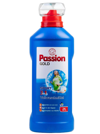 Гель для стирки Passion Gold 3 в 1 Sport 2 л для спортивных вещей