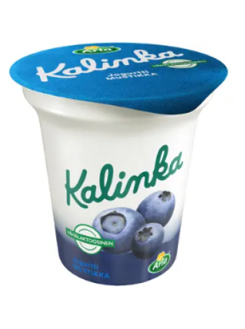 Йогурт Arla Kalinka с черникой 150 г с низким содержанием лактозы