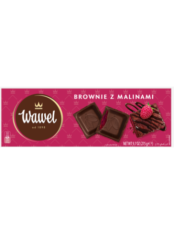 Плиточный шоколад Wawel Brownie z malinami 252 г брауни с малиной