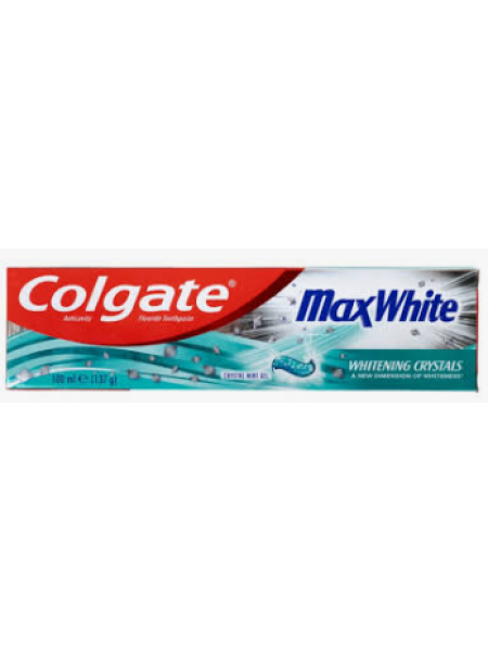 Зубная паста Colgate Max White White + Crystals 125г