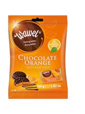 Шоколадные конфеты с апельсиновым желе WAWEL 165г