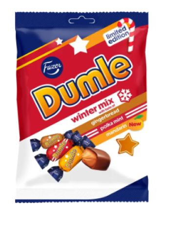 Ассорти конфет Fazer Dumle winter mix 180г