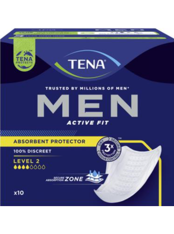 Гигиенические прокладки для мужчин Tena Men уровень №2 10шт