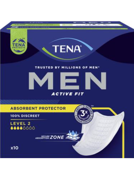 Гигиенические прокладки для мужчин Tena Men уровень №2 10шт
