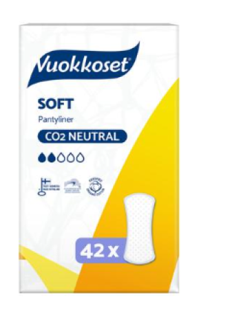 Ежедневные прокладки Vuokkoset Soft Pikkuhousunsuoja 42шт