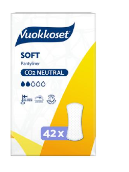 Ежедневные прокладки Vuokkoset Soft Pikkuhousunsuoja 42шт