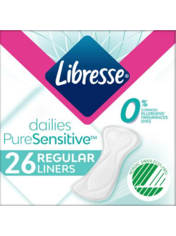 Прокладки Libresse Pure Sensitive Normal 26шт