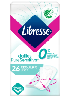 Прокладки Libresse Pure Sensitive Normal 26шт