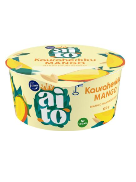Растительный йогурт с манго Fazer Aito Kauraherkku Mango 130г
