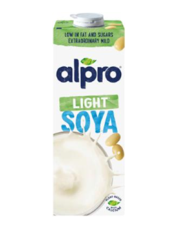 Легкий соевый напиток Alpro Soya Light 1л 